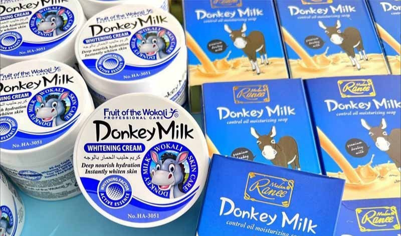 پک صابون و کرم شیرالاغ