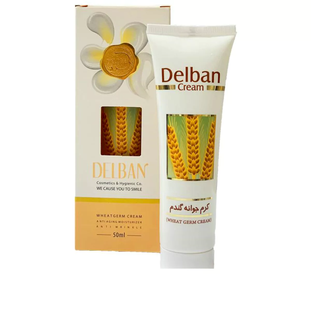 کرم جوانه گندم دلبان حجم ۵۰ میلی (پک ۲ عددی )